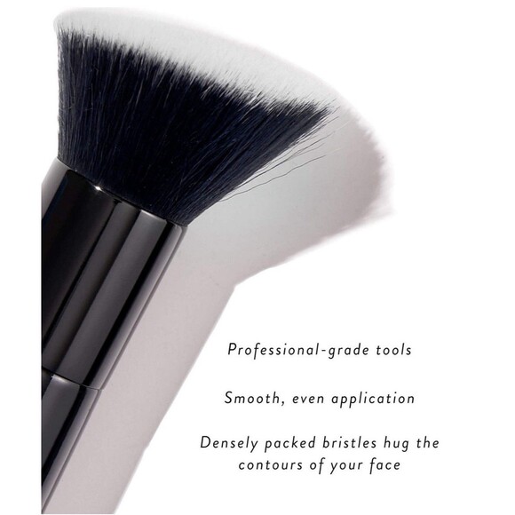 LAURA GELLER BLENDING BEAUTIES 2 PC SET - KABUKI BRUSH & FULL FACE BRUSH - NEW - Picture 3 of 5